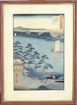 Hiroshigé woodcut, 19th C. - Selected Design & Antiques