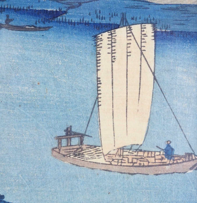 Hiroshigé woodcut, 19th C. - Selected Design & Antiques