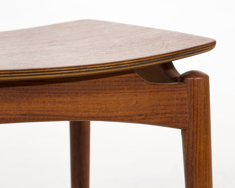 Danish stool in teak, Danish 1960s - Selected Design & Antiques