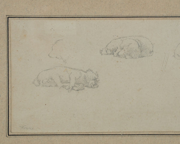 Drawing by the famous artist Christen Købke (1810 - 1848) - Selected Design & Antiques