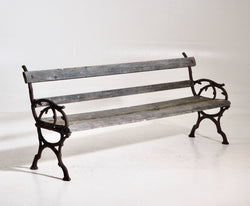 Original painted garden bench, 19th C. - Selected Design & Antiques