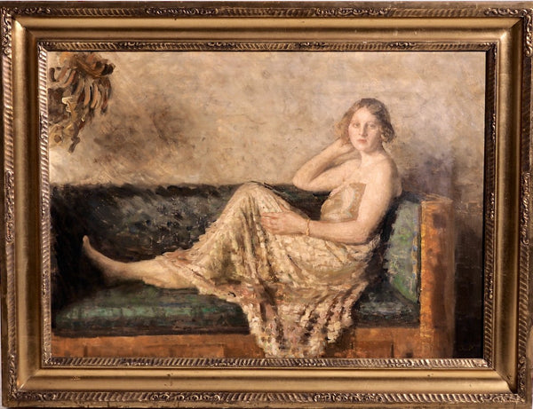 Painting by Julius Paulsen (1860 - 1940), signed “J.P.” - Selected Design & Antiques