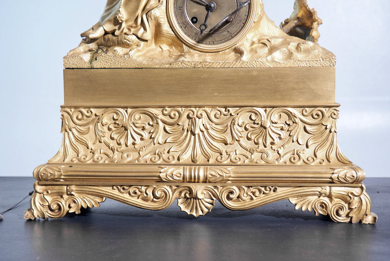 Fine French gilt clock, 19th century - Selected Design & Antiques