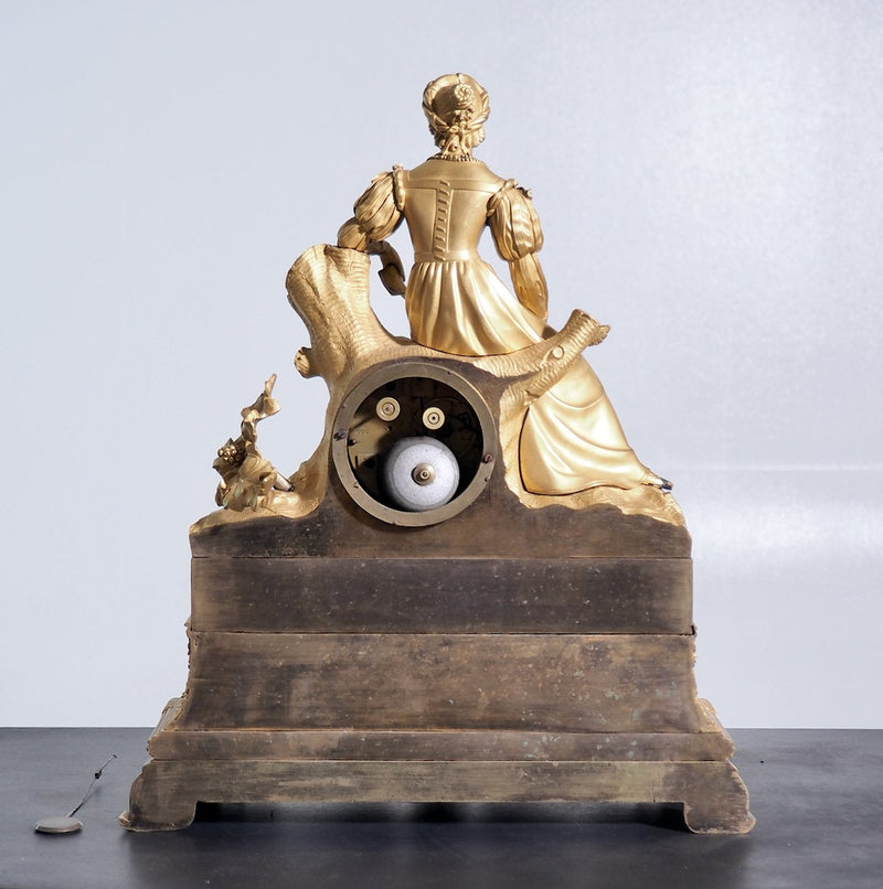 Fine French gilt clock, 19th century - Selected Design & Antiques