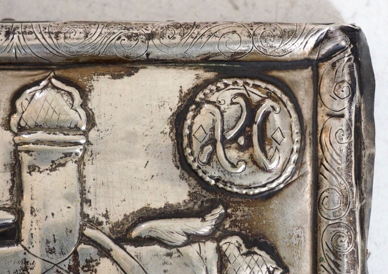 Russian silver icon, stamped/signed, 19th - Selected Design & Antiques
