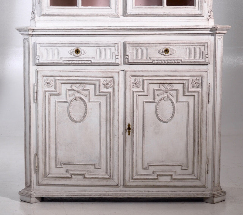 French two-parts vitrine cabinet, 1770 - Selected Design & Antiques