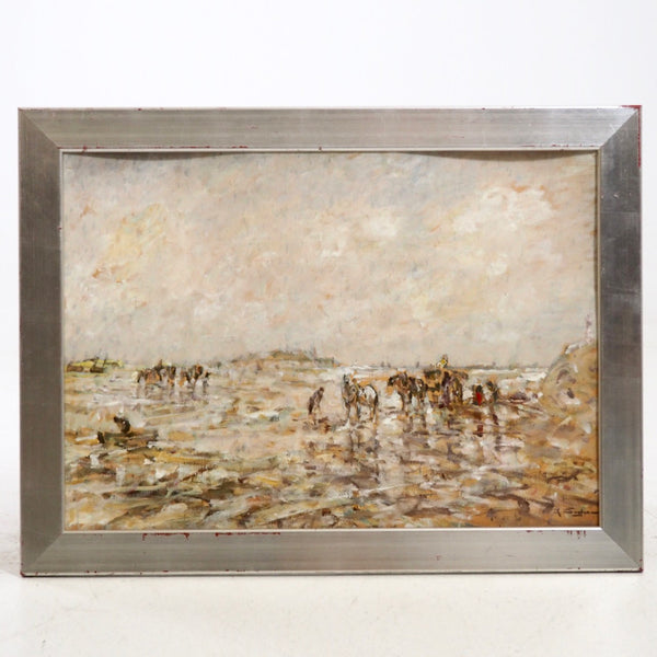 German Impressionist painting, signed. - Selected Design & Antiques