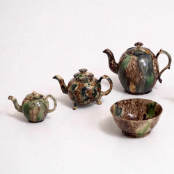 Teapots and bowl fajance - Selected Design & Antiques