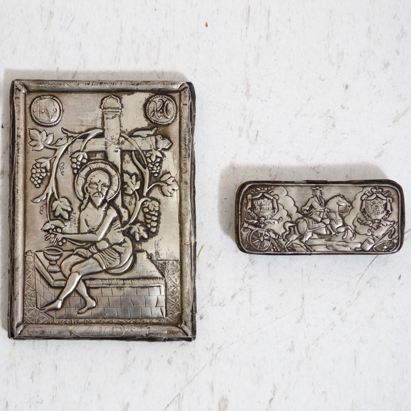 Russian silver icon, stamped/signed, 19th - Selected Design & Antiques